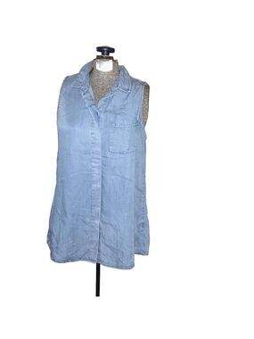 Medium Lovestitch jean look Shirt, M, Blue